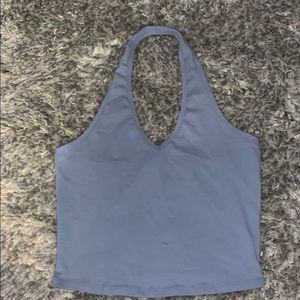 Baby blue halter top